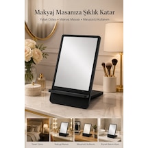 Kedievi Masa Makyaj Aynası (Siyah)