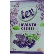 Tex Dolap Çekmece Banyo Lavanta Kesesi Askılı Oda Kokusu 21 G