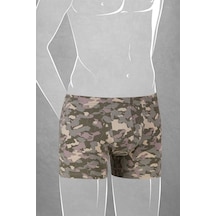 Doreanse Erkek Çocuk Modal Kamuflaj Desenli Normal Paça Boxer 612