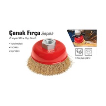 Bay-Tec Çanak Fırça ( Saçaklı ) / 65 - 75 - 85 - 100 Mm