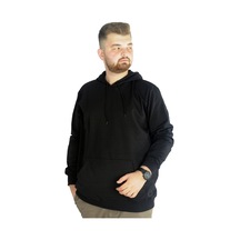 Mode Xl Büyük Beden Eşofman Üstü 2Ip Basic 20569 Siyah 001