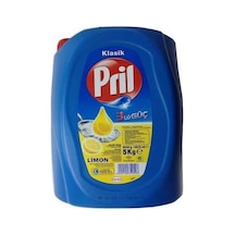 Pril Sıvı Bulaşık Deterjanı 3'lü Güç Limon 5 KG