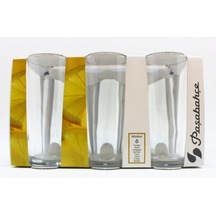 Ince Limonata & Rakı Bardağı Düz Model 6 Adet Bardak