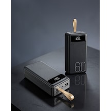 Powerbank 60000 Mah 4 Çıkışlı Dijital Göstergeli Ucz60000powerbank1-1 Çok Renkli
