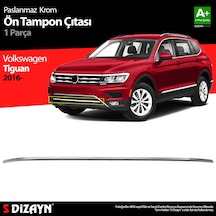 S-Dizayn Vw Tiguan Krom Ön Tampon Çıtası 2016-2020