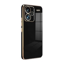 Note 13 Pro Plus Kılıf Volet Silikon - Siyah