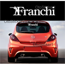 Oto Sticker Franchi Logo Stickeri