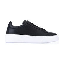 Tamer Tanca Erkek Hakiki Deri Siyah Floter Sneakers & Spor Ayakkabı 1212 2501 Erk Ayk Y26 Sıyah Fltr