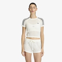 Adidas Crochet Tee Kadın Beyaz T-shirt Ke0200 2800324