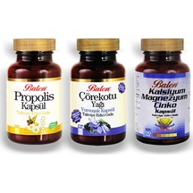 Balen Çörekotu Yağı +Kalsiyum Magnezyum Çinko+Propolis Kapsül