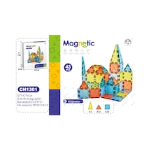 03-ch1301 5,5 Cm Manyetik Bloklar 43 Pcs