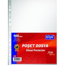 Şeffaf Poşet Dosya Kraf 5 Paket