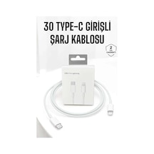 Iphone - 266 - Uyumlu İos Uyumlu Lightning Hızlı Şarj Tye C Lightning - Csmo-tex - Şarj Kablosu