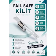 Elektronik Kilit Basaç Kapı Karşılığı Fail Safe Enerji Yokken Açık