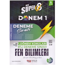 8.Sınıf 1.Dönem Konuları 8'li Deneme Sınavı Fen Bilimleri - Aykut Karaçimen - Nitelik Yayınları