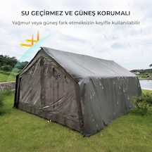 Tr 17 Kişilik 17.2 M² 4 Mevsim, Su Geçirmez 420d Oxford Kumaşlı Şişme Çadır 360 480 220cm Diğer