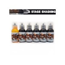 Five Stage Shading 5'li Gölge Boyası Seti - World Famous Ink Dövme Boyası - 1oz/30ml +solüsyon