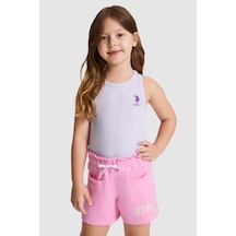 U.S. Polo Assn. U.s. Polo Assn. Kız Çocuk Lila Tişört Basic 50325671-vr034