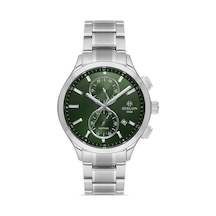 Hislon Dt158s-15ss Safir Camlı Çelik Kordon Çelik Kasa 10 Atm Suya Dayanıklı Metalik Renk Erkek Kol Saati Metalik