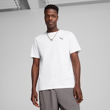 Puma Wardrobe Ess Erkek Beyaz T-shirt 629644 Beyaz