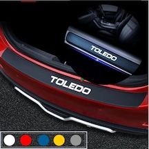 Seat Toledo Için Karbon Bagaj Ve Kapı Eşiği Sticker Seti