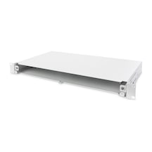 Digitus Sürgülü Boş Fiber Optik Sonlandırma Kutusu, Kilit Mekanizmalı, 1u, Ön Panel Haricen Temin Edilir, M20/m25 Vidalar Dahil, Gri Renk&lt Br&gt Di