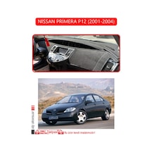 Nissan Primera P12 2001-2004torpido Koruma Halısı Kırmızı Kenar