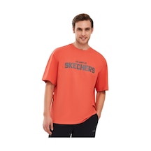 Skechers Erkek Kırmızı T-shirt S241070-600 Kırmızı Skechers Erkek Kırmızı T-shirt S241070-600 Kırmızı