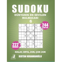 Sudoku Dünyanın En Sevilen Bulmacası 6 - Celal Kodamanoğlu - Olimpos Yayınları