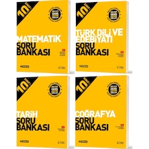 Hız 2026 10. Sınıf Matematik + Edebiyat + Tarih + Coğrafya Soru Bankası Seti 4 Kitap