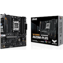 Asus TUF Gaming A620M-Plus AMD A620 6400 MHz (OC) DDR5 Soket AM5 mATX Anakart