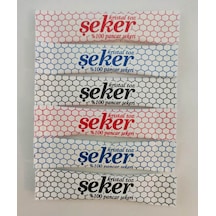 Sek Şeker Karışık Renkli Stick Toz Şeker 1000 x 3 G