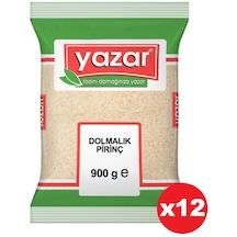 Yazar Dolmalık Kırık Pirinç 900 Gr X 12 Paket