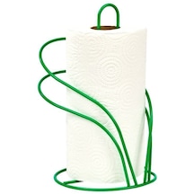 Edora Home Yeşil Kuğu Kağıt Rulo Havluluk, Dik Dekoratif Havlu Peçetelik - Metal Paslanmaz