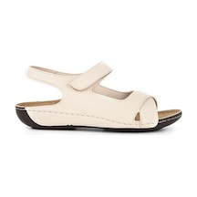 Muya Flores 32240-002 Anatomik Taban Kadın Sandalet Bej 36-40 001