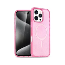 İphone 16 Pro Star Magsafe Kapak - Pembe
