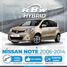 RBW Hybrid Nissan Note 2006 - 2014 Ön Silecek Takımı