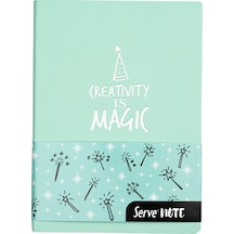 Serve A5 Çizgili Esnek Kapak Defter