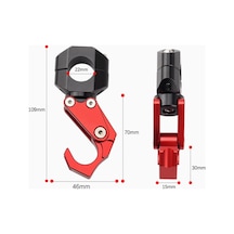 Universal Gidon Kask Askısı Kırmızı Siyah