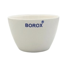 Borox Low Form Crucible Porselen Kroze Kısa Form 21 ML