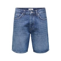 Only & Sons Onsedge Db 3223 Taı Dnm Shorts Erkek Mavi Şort - 22033223