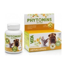 F. Allergy 100 Tablet Kedi Ve Köpek Alerji, Kaşıntı & Deri Sağlığı Takviyesi Quercetin & Omega-3