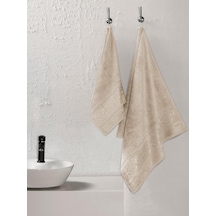 Bambu Havlu Takımı Doğal Ve Yumuşak Dokulu 50x90 Bej