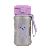 Skip Hop Besties Squad Paslanmaz Çelik Pipetli Suluk Kedi STANDART