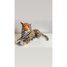Sesli Kükreyen Leopar Peluş 40 cm