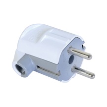 Depa L Tip Topraklı Erkek Fiş - Beyaz - 220 Volt - 11135