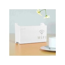 Tineke Beyaz Wifi Kutusu Duvar Asılabilir Sigorta Ve Modem Saklama Kutusu 25x15x6 Cm
