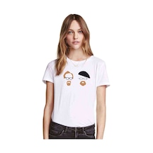 Silhouette Mythbusters Kadın Beyaz Tshirt