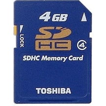 Toshiba 4 GB Class 4 SDHC SD Hafıza Kartı