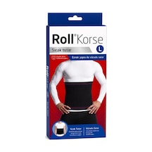 Roll Korse Siyah Large - Sıcak Tutar & Rahatlatır